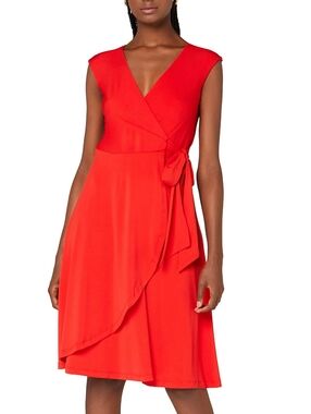 Truth & Fable Sleeveless Wrap Dress